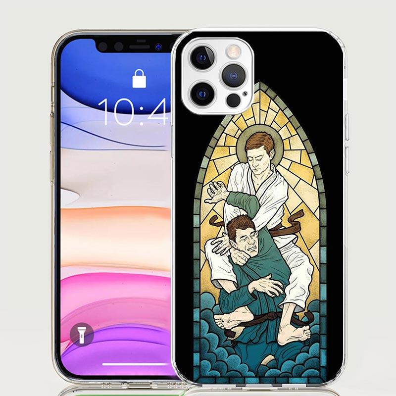 Judo jiu jitsu BJJ Brazilian Phone Case For IPhone 18 17 Air 16 15 Plus 11 14 Pro Max 13 Mini 12 7 8 + SE Pattern Art Customized Co