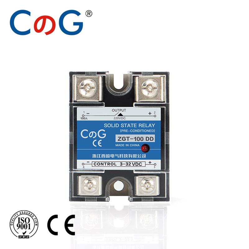 CG SSR-10DD 25DD 40DD 150A 200A SSR Single Phase DC Control DC Heat Sink 3-32VDC To 220VDC 600V 10A 25A 40A DD Solid State Relay Relays 5