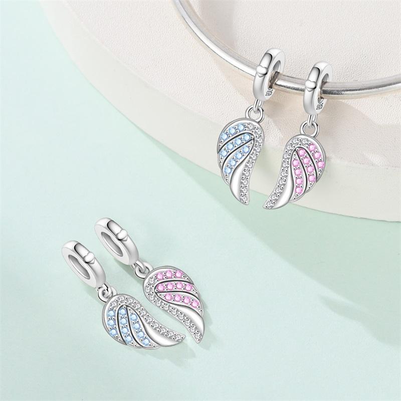 Neworiginalcopper Charm Bead Mother'S Day Love Heart Family Pendant Fits Bracelet Womens Jewelry Gift