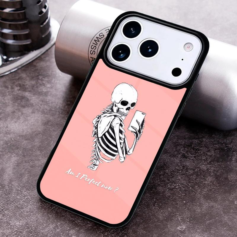 Cute Skull Phone Case For iPhone 17 16 15 14 13 12 11 Pro Max Plus 17Air Soft Silicone Cover