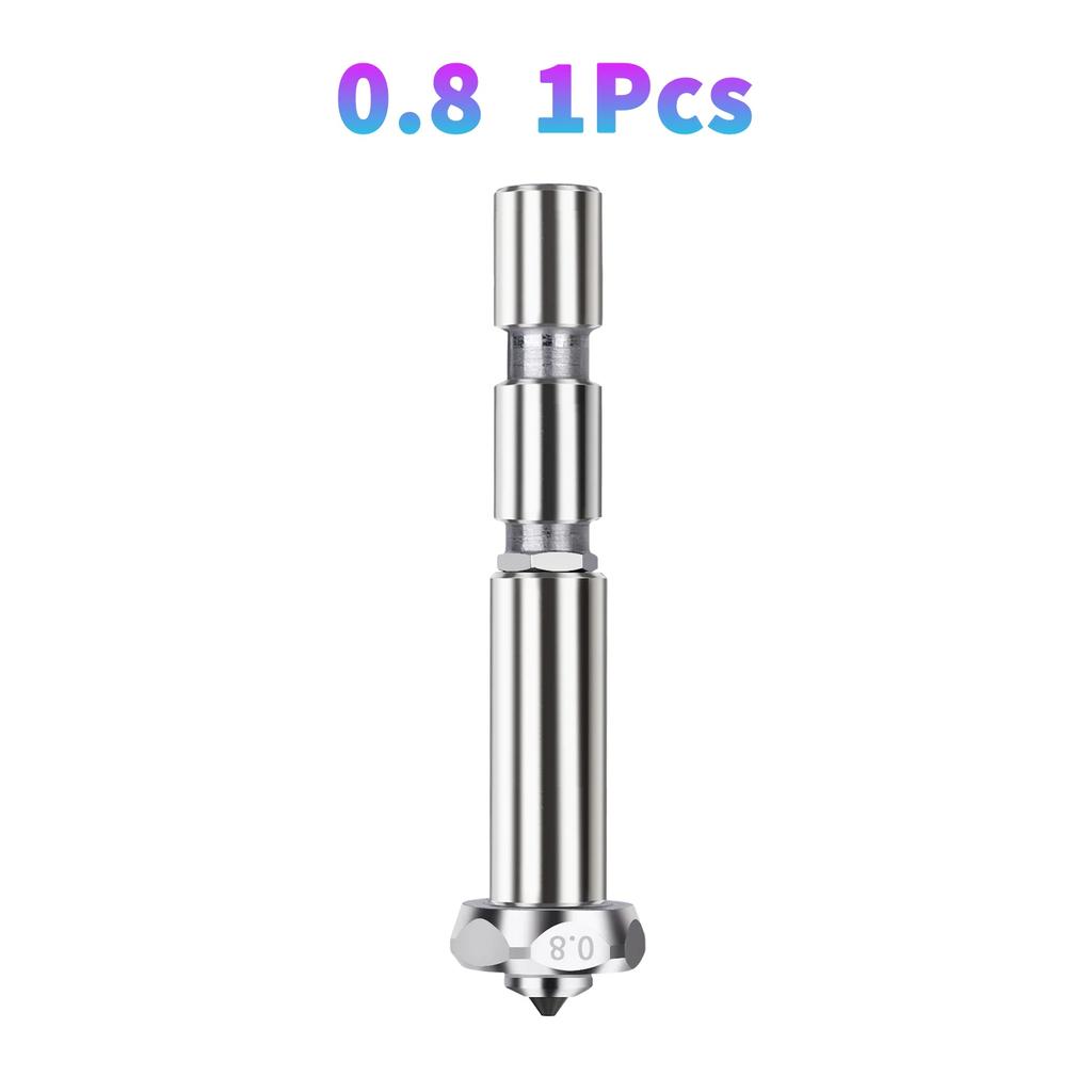 For Anycubic Kobra 3 Max Hotend 0.4 0.6 0.8mm Combo Quick-Swap Integrated Hardened Steel Nozzle