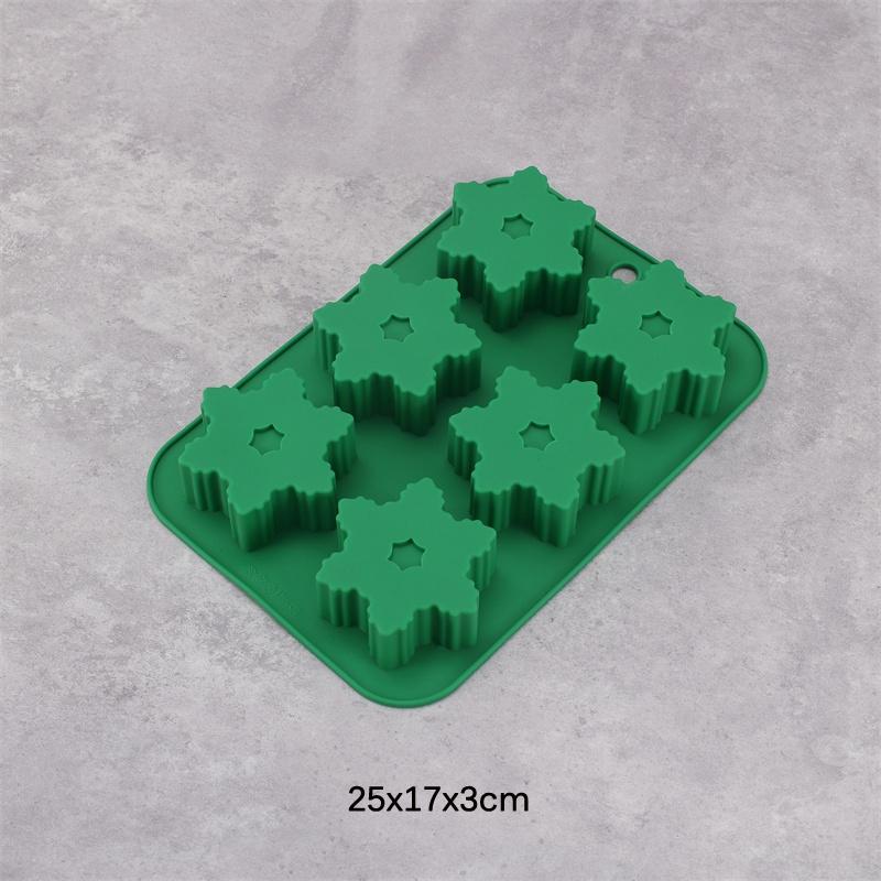 Christmas Tree Santa Claus Shape Silicone Mold Cake Decoration Fondant Cookies Tool Gumpaste Candy Chocolate Mold For Baking