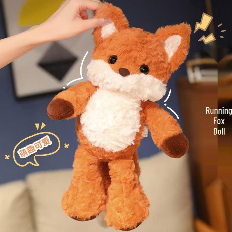 

Running Fox Plush Pillow Doll: Cute Stuffed Toy Gift for Girls & Wedding Toss 35 cm