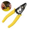For FTTH 3 Hole Fiber Stripping Pliers Durable Three-hole Fiber Optic Stripper with Anti-slip Handle Wire Strip Pliers