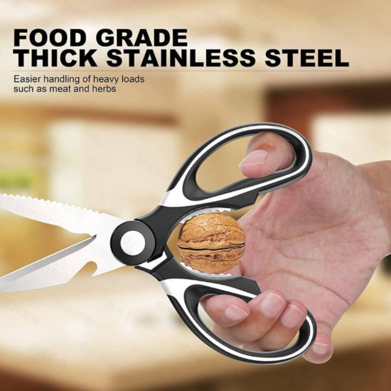 Kitchen Scissors Set With Stainless Steel Blades For Seafood And Meat Preparation