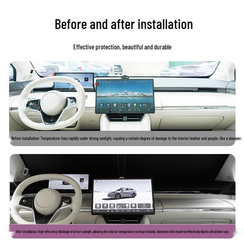 Zhijie R7 Opaque Sunshade: Car Window Heat Insulation Privacy Curtain 
