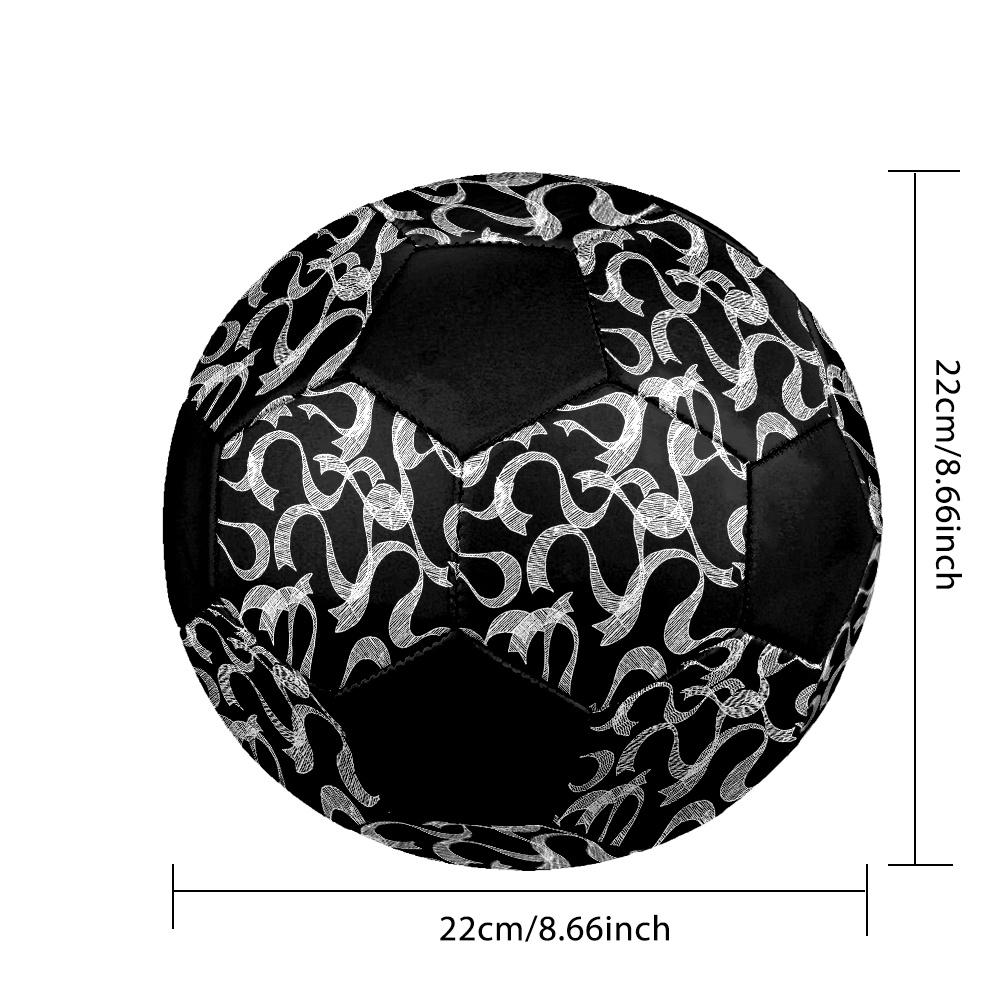 1pc Abstract Ribbon Durable Soccer Ball/Football, Size 5, Perfect for Training, Entertainment And Competition,Gift yy26060662
