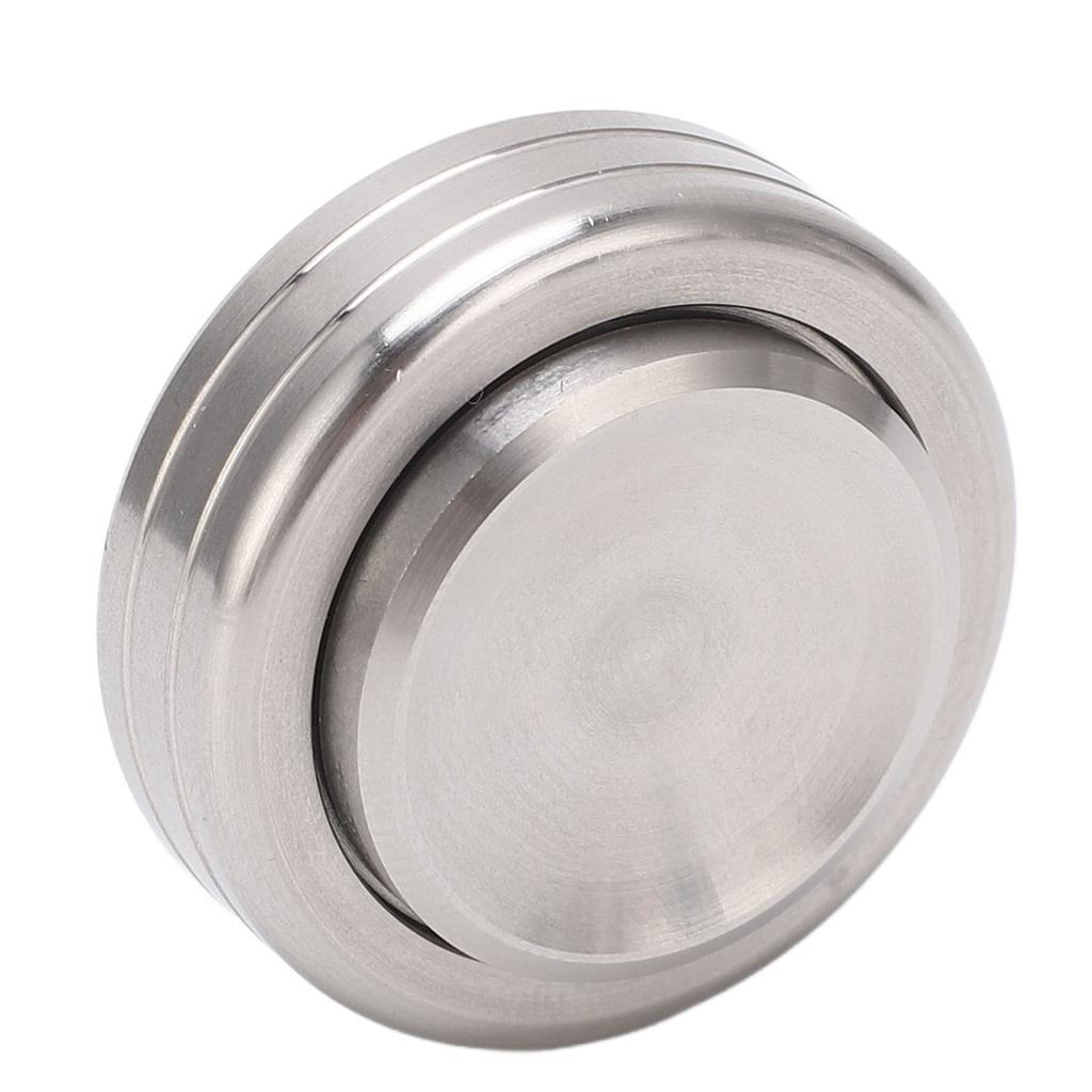 Fidget Gyroscope Toy Anxiety Relieving Metal Portable Round Fingertip Fidget Toy with Bar