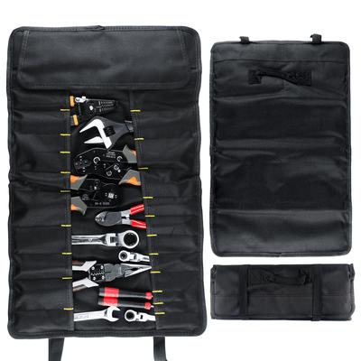 Tool Roll Bag, 23 Pocket Tool Bag, Portable Multi Tool Roll Bag, Tool Kit Roll Organizer, Screwdriver Wrench Roll Tool Storage
