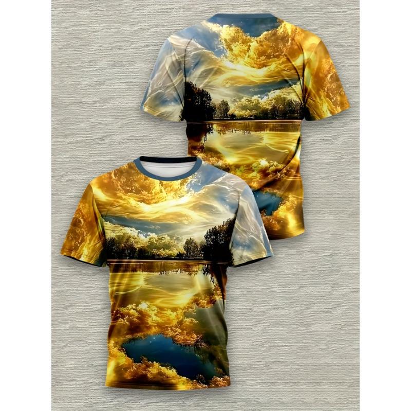 Streetwear Mens Summer Clothing With 3d Printed Animal Skull Graphic T Shirts Round Neck Short Sleeved Tees New In Tops For Men