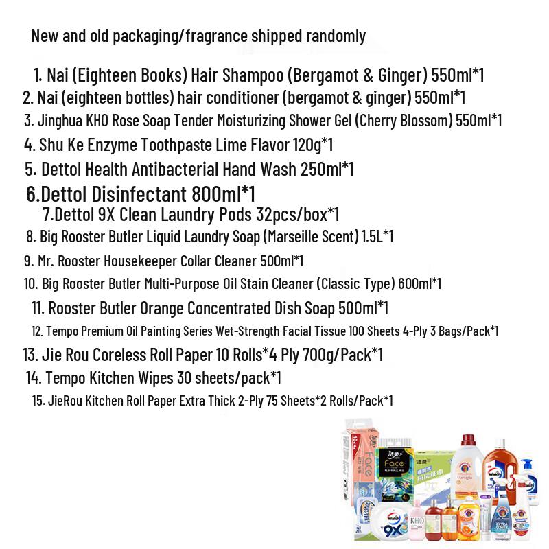 Walch Hand Sanitizer & Household Combo Set