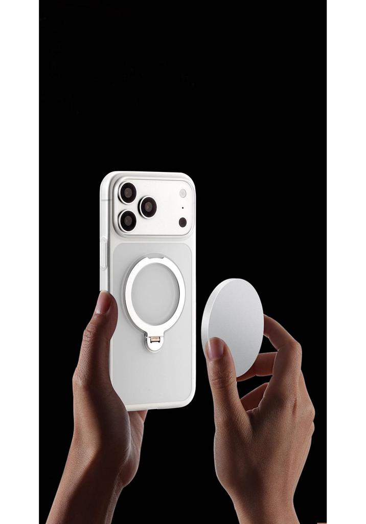 Husă Transparentă Rotativă Magnetică 360° pentru iPhone 17 Pro - Acoperire Completă