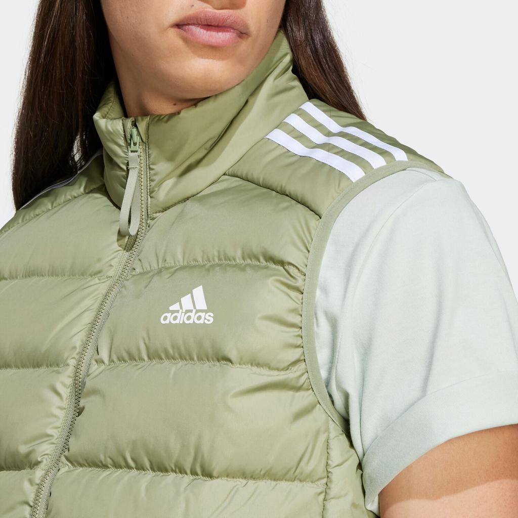 Зимняя куртка Adidas Essentials 3-Stripes Light Vest IX8902 Daunenweste tent green