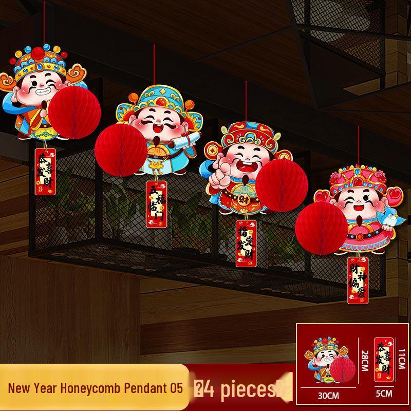 2026 Spring Festival Horse-Themed Hanging Decorations for Windows, Doors, Walls, and Shopping Mall Ceilings