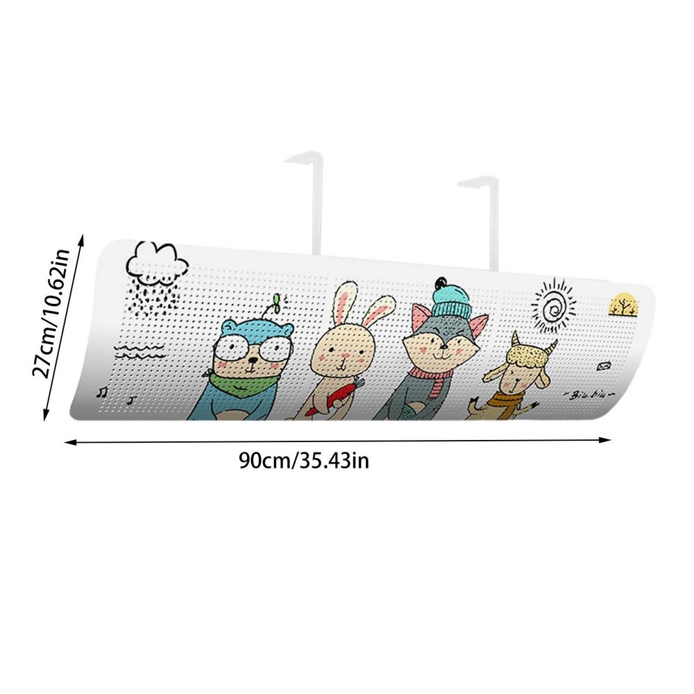 

Дефлектор кондиционера против прямого продува, лобовое стекло для настенного воздуховыпускного отверстия, ограничитель холодного воздуховода, принадлежности