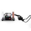 Multi-functional Desktop Mini Grinding Machine: Electric Knife Sharpener, Rust Remover & Polisher with Coarse and Fine Double Sanding Wheels