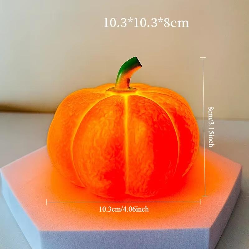 Halloween Pumpkin LED Night Light Battery-operated Garland Warm Lantern for Kids Bedroom Decor Home Holiday Decor Led Lights