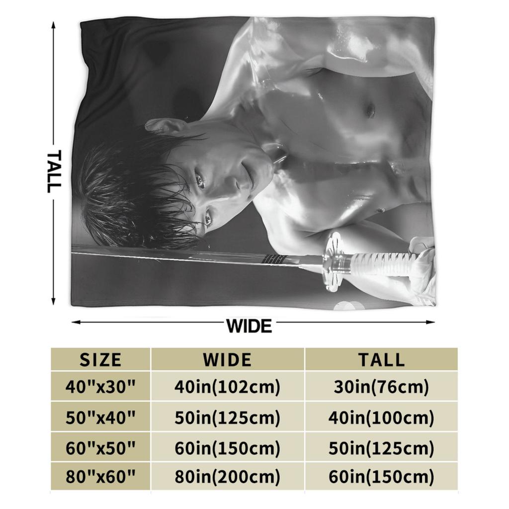 Lee Byung hun  Blanket  Super Soft Fashion Plush Throw Blanket For Girls Boys Home Decor Flannel Bedspread Bed Cover