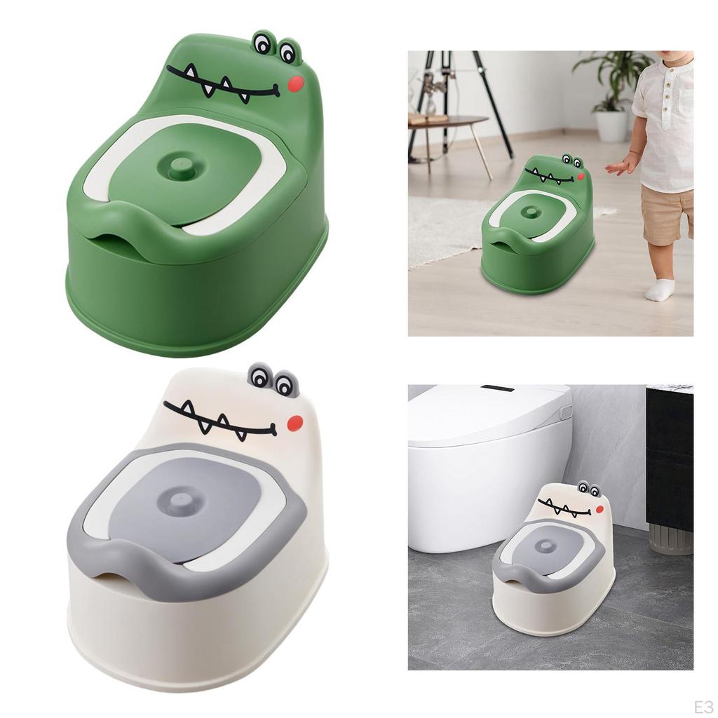 Potty Chair for 1-6 Years Old Travel AntiSlip Adorable with Handle Easy To Clean Splashing Guard