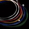 6Pcs/Set Multi Color Acoustic Guitar Strings Rainbow Colorful Guitar Strings E-A For Acoustic Folk Guitar Classic Guitar11