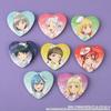 Love Charakter Badge Kollektion 11 Stück BOX Live! Superstar!! [Anime-Version] Herzförmig
