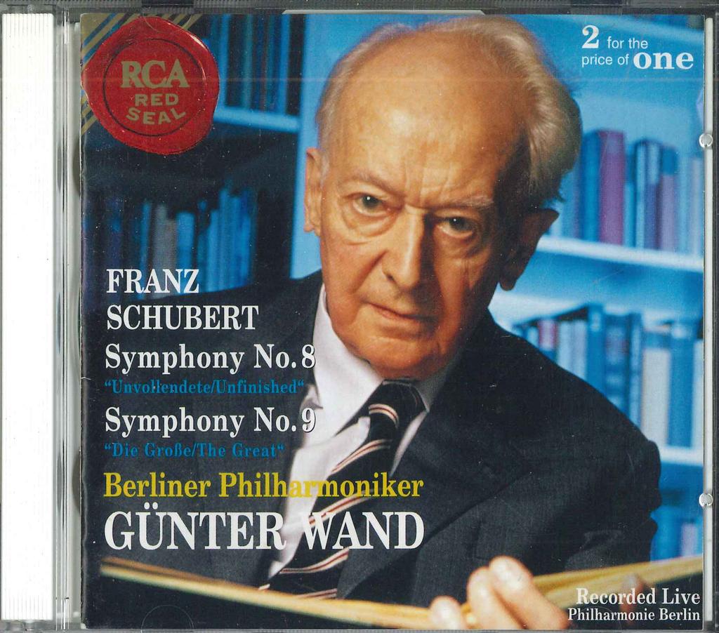 CD BERLIN PHILHARMONIKER ORCHESTRA, SC - Schubert: Unfinished & The Great BVCC8120 BMG Japan Obi Classical Used