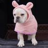 Pet Bath Robe Absorbent Quick Dry Coral Fleece Dog Cat Towel Coat With Bunny Ears Small Medium Large Breeds