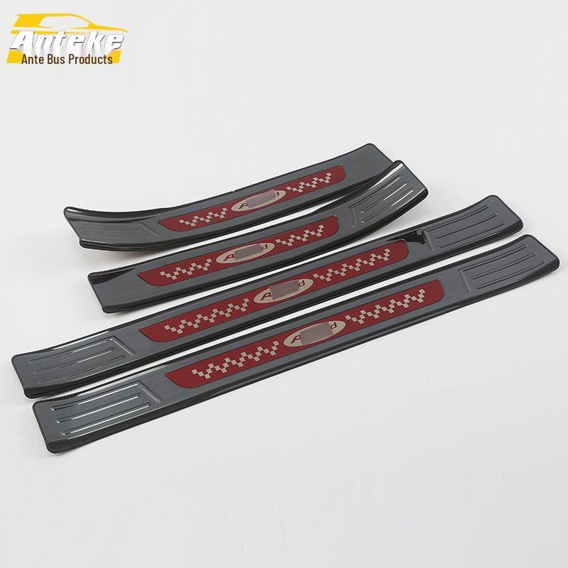 Fits 18 Models: 10th-Gen Accord Door Sill & Bumper Trunk Welcome Pedal Trim