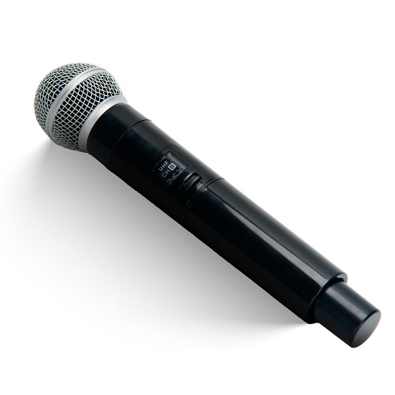 UHF Wireless Handheld Microphone Set: Four-Channel System for Conferences and Karaoke