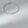 Classic Adjustable Lovers Bracelet Valentine's Day Hand Jewelry Simple Thin Bracelet Flower Charm Couple Bangle Girls
