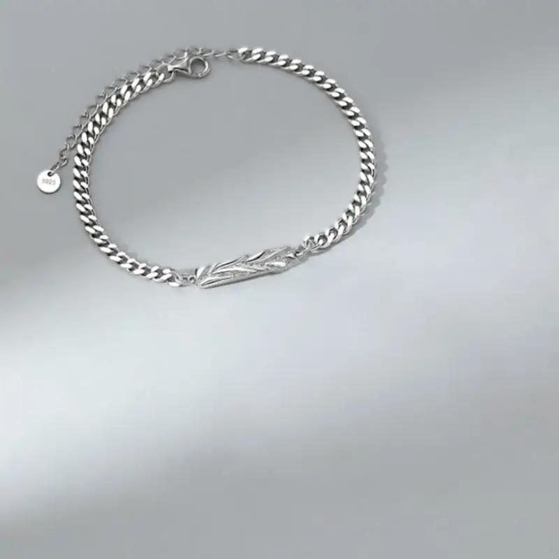 Classic Adjustable Lovers Bracelet Valentine's Day Hand Jewelry Simple Thin Bracelet Flower Charm Couple Bangle Girls