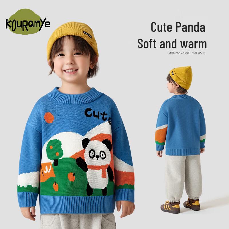 Kids Cartoon Bear Knit Sweater 90