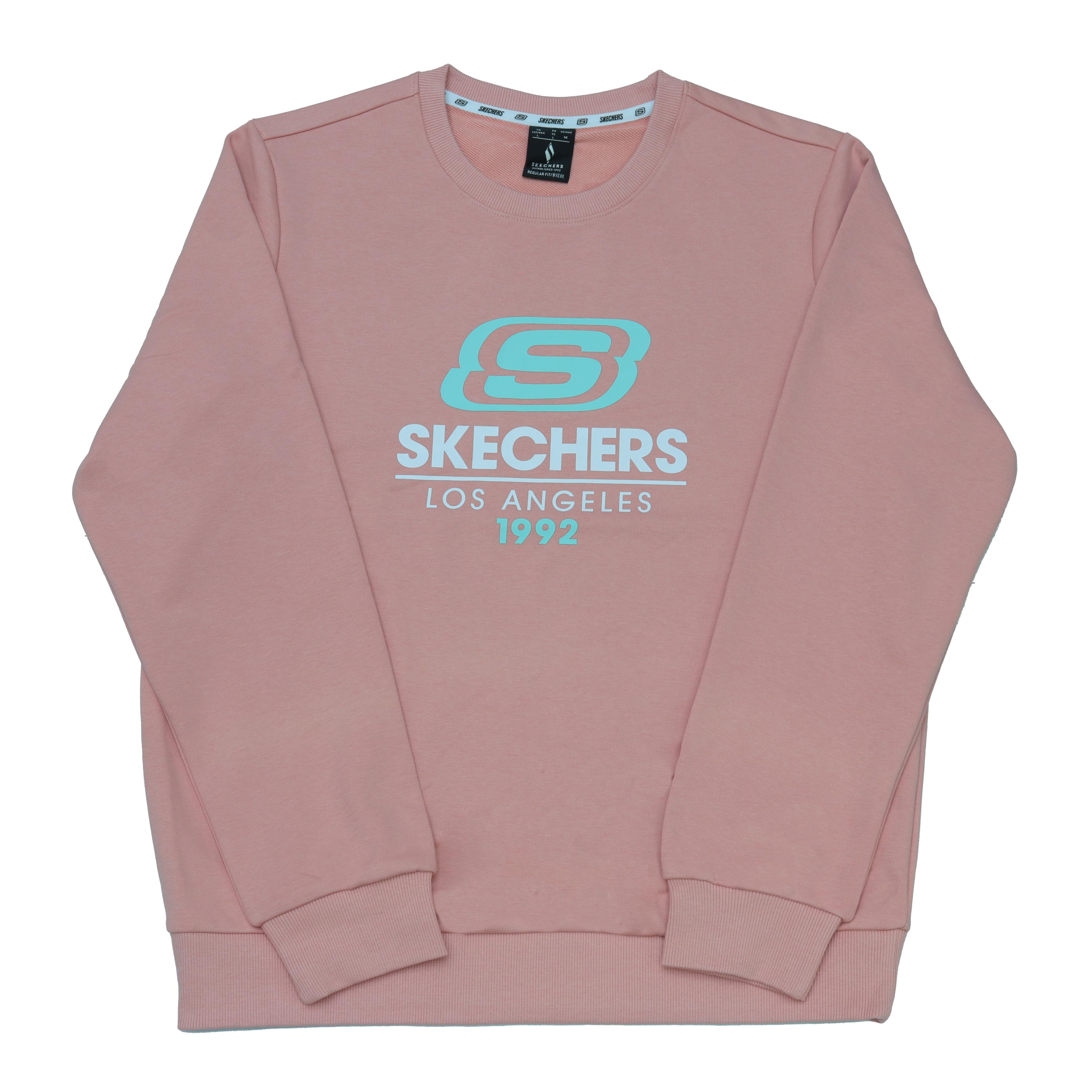 Skechers Loose Fashion Trendy Versatile DW Sweatshirt Unisex tops RF-L320W203-00A4 L
