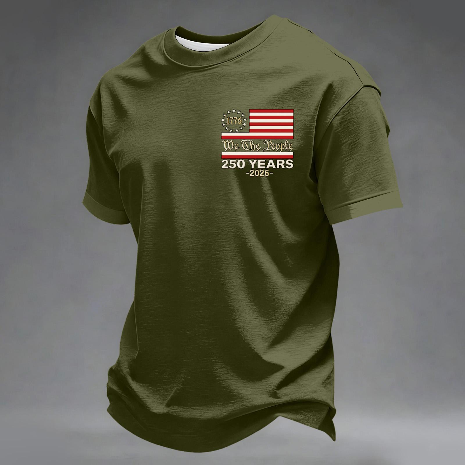 

Men s Casual Day Commemorative Printed Top XXXL