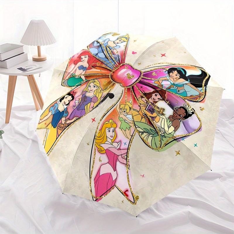 

Disney Princesses Manual Opening and Closing Umbrella - 8-Rib Reinforced Folding Design, Lightweight