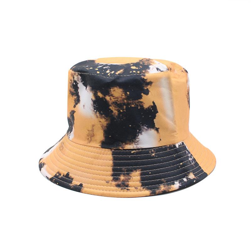 Ins DoubleSided Tie Dyed Fisherman Hat Children Spring And Summer Trendy Men Versatile Sunshade Sunscreen Street Basin Hat