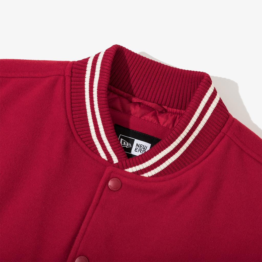 New Era Mlb Boston Red Sox Patched Varsity Jacket Red 14742028