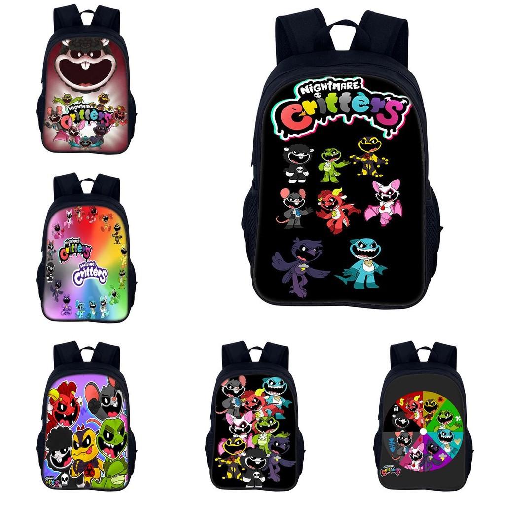 Backpack Critters Nightmare Printing Cartoon Game Student High Rucksack Capacity