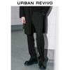 UR Men's 3D Pleated Plus Velvet Tapered Pants