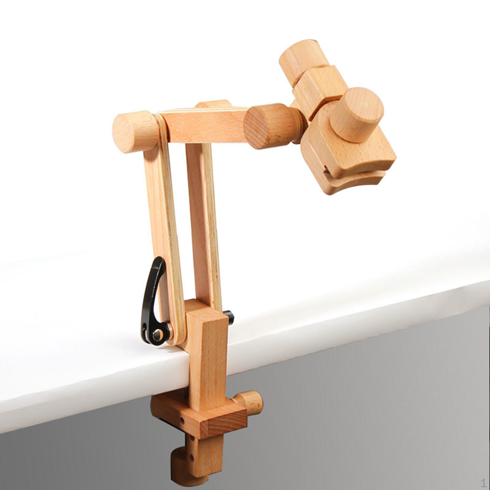 

Adjustable Embroidery Hoop Stand, Easy to Use, Stable Accessory for DIY Projects 13cm x 44cm