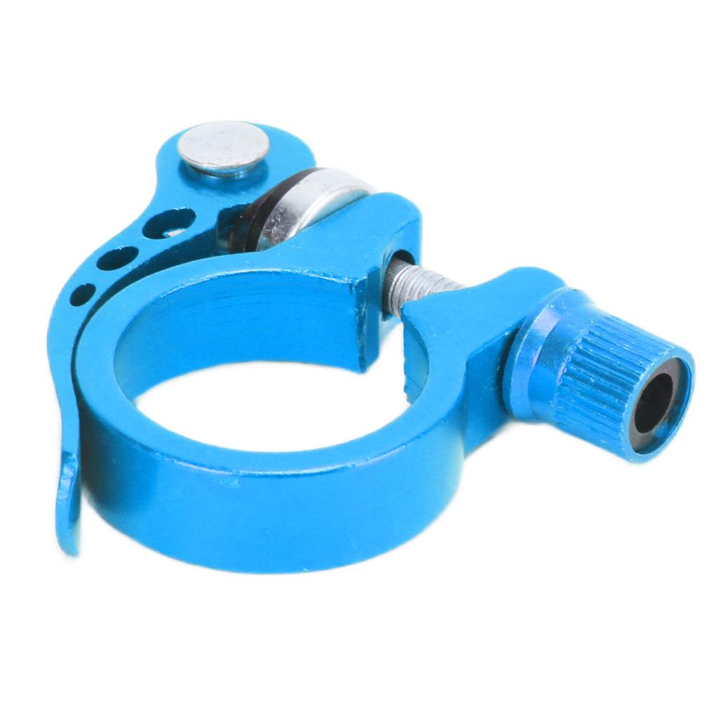 Sattelstützklemme Aluminiumlegierung Schnellspanner Sattelrohrklemme für Mountainbikes 3cm