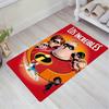 1pc The Incredibles Pattern Area Rug Soft Flannel Floor Mat for Living Room,Office,Bedroom and Carpet,Sofa Coffee Table Floor Mat