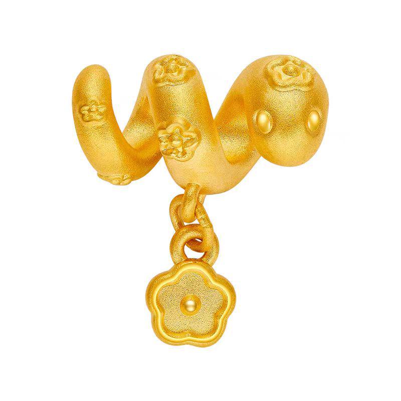 Вьетнамский браслет Красная нить со знаком зодиака, золотым песком и цветами персика для мужчин и женщин