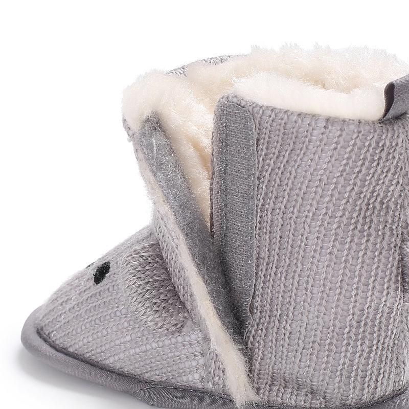 Woolen Baby Bear Soft Sole Booties