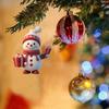 Cartoon Christmas Snowman 2D Acrylic Decorative Pendant Christmas Tree Decoration Home Garden Christmas Tree Pendant Decoration