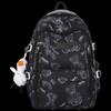 Li Shen Large Capacity Stylish Backpack with Cartoon Bear Letter Pattern