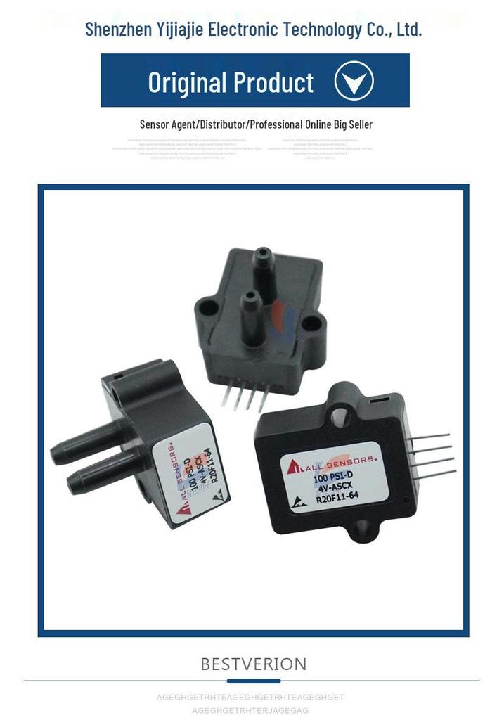 100 PSI Pressure Sensor for Environmental Air Station & API Gas Analyzer