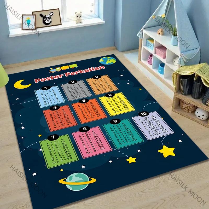 

Multiplication Table Printed Carpet Non-slip Floor Mat for Living Room Bedroom Sofa Home Decor Luxury Gift 60*90cm