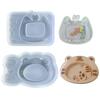 Quicksand Resin Casting Molds,Resin Art Shaker Mold,Crystal Silicone Hollow Mold Epoxy Pendant Mold Cute Keychain Mold