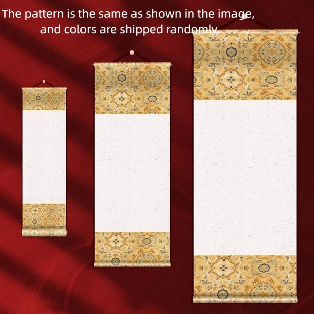Painting Drawing Paper Blank Hanging Blank Scroll Calligraphy Paintings Mounting Scroll  Buddhists